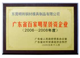 廣東省百家明星僑資企業(yè)